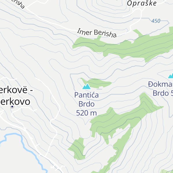 Map of Pantića Brdo