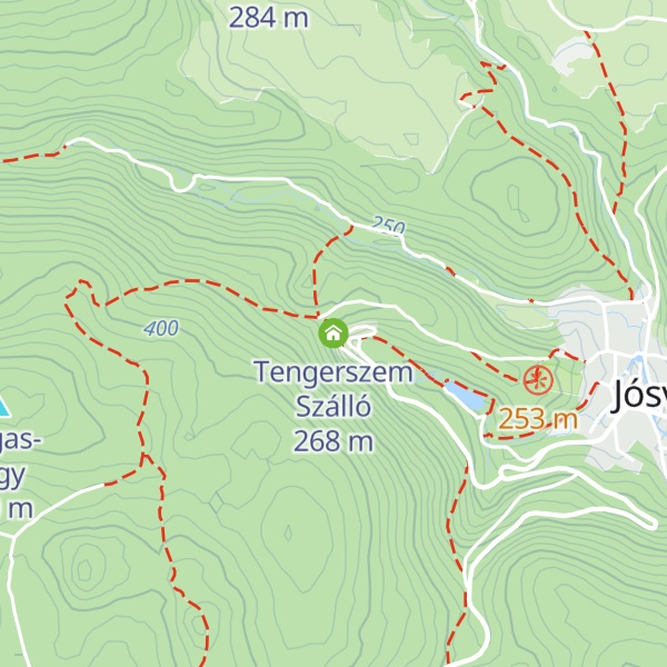 Map of Tengerszem Szálló