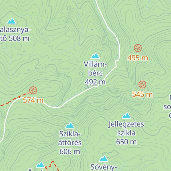 Map of Farkasgödöri kulcsosház