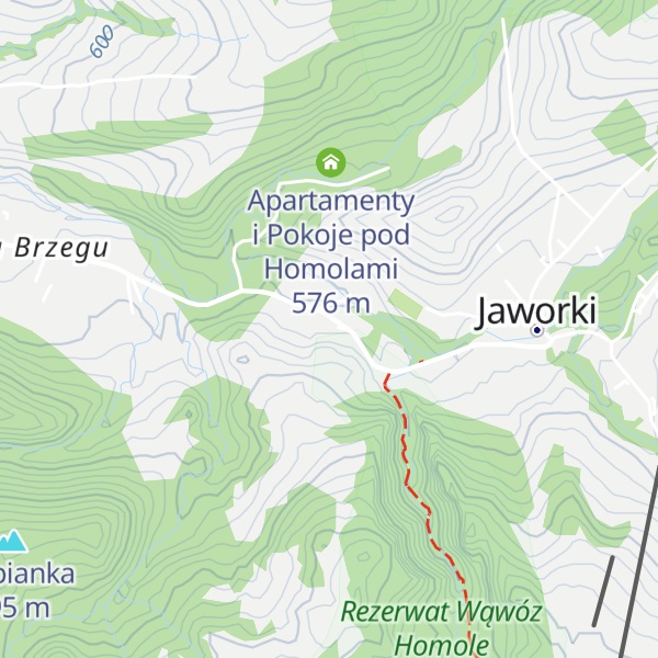 Map of Chata Homole