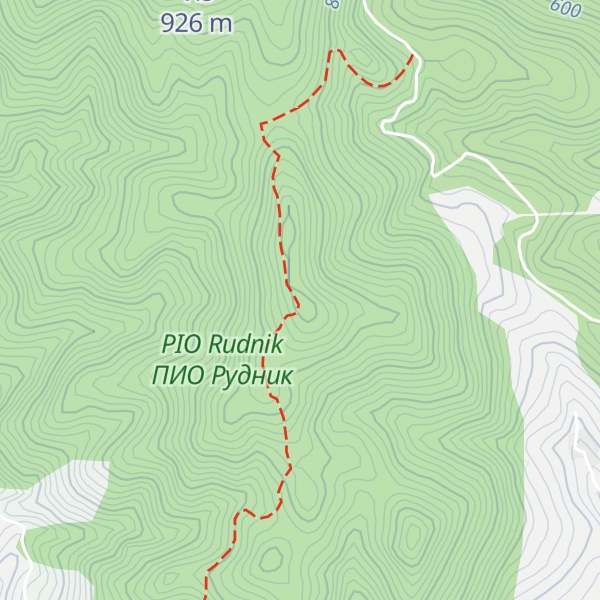 Map of Veliki laz