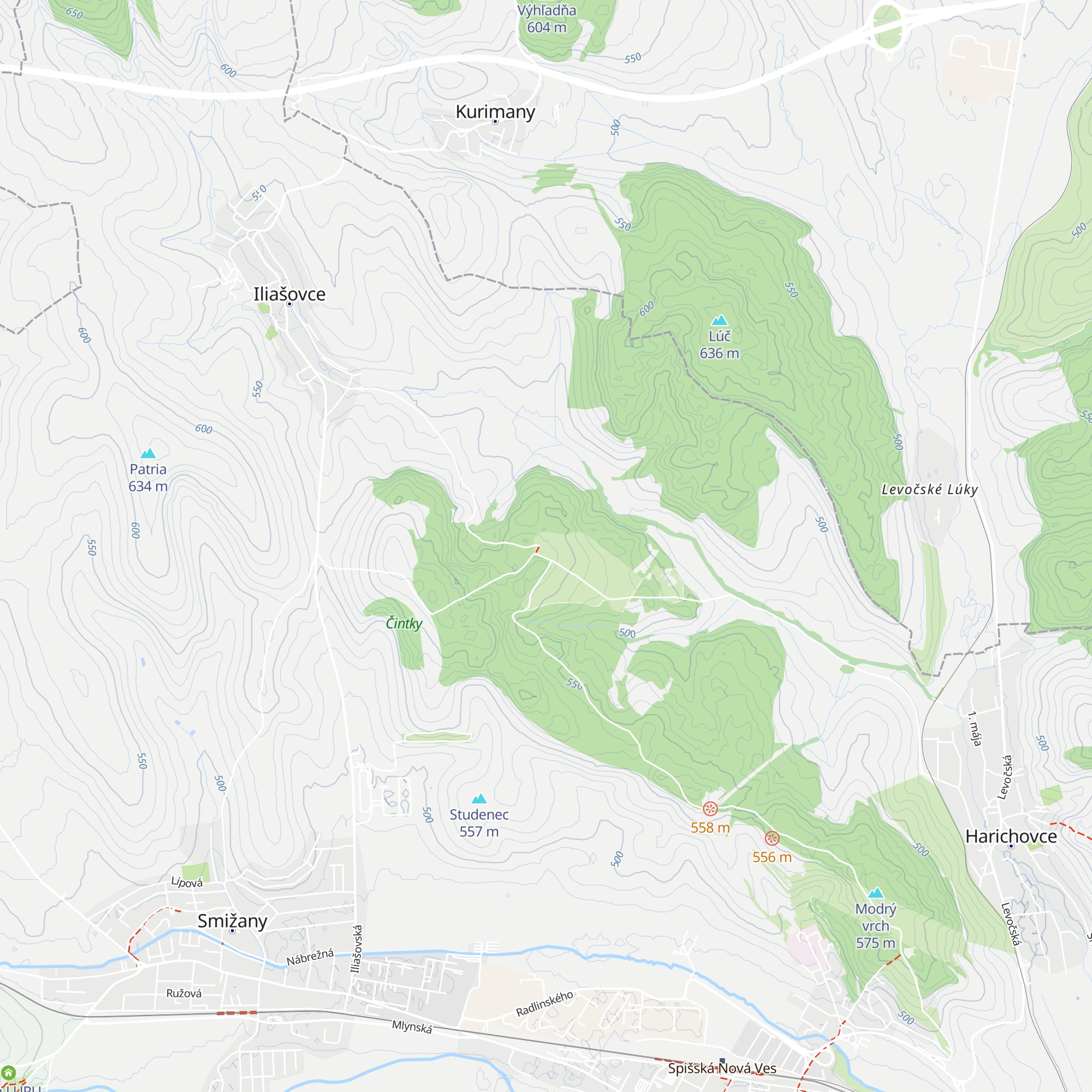 Sans Souci map