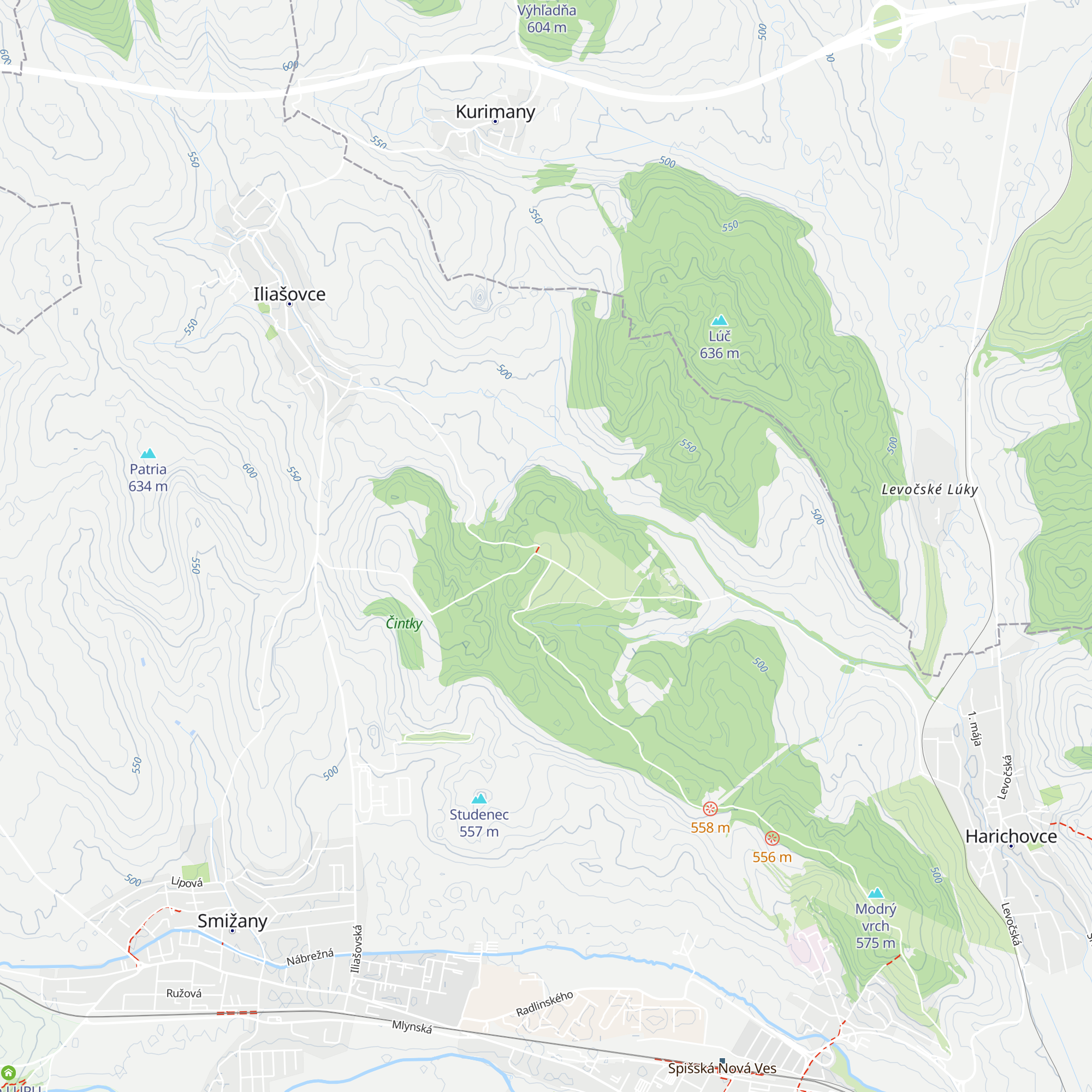 Sans Souci map