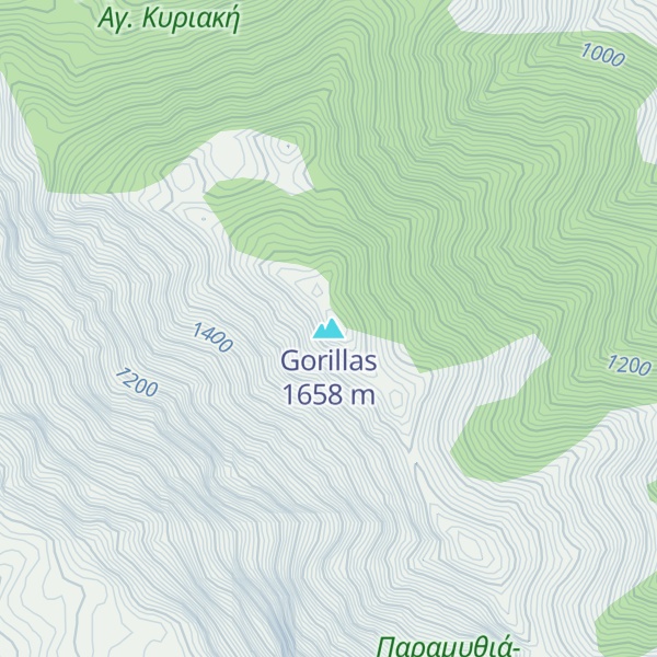 Map of Gorillas