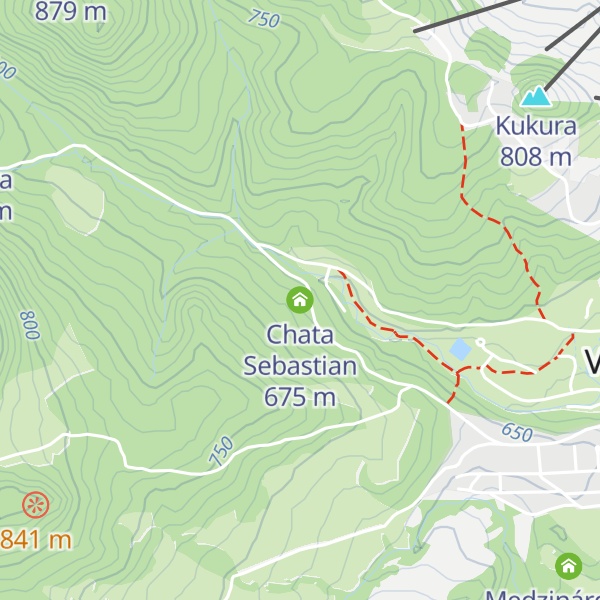 Map of Chata Sebastian
