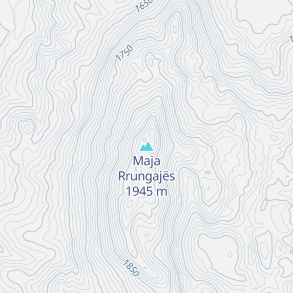 Map of Maja Rrungajës