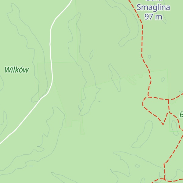 Map of Babie Góry