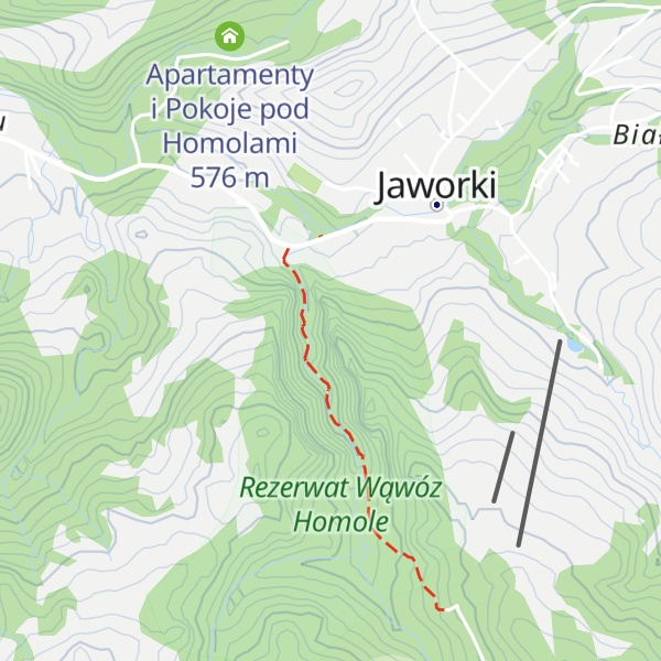 Map of Grzebień