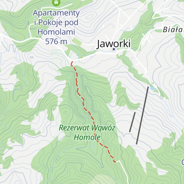 Map of Niska Skała