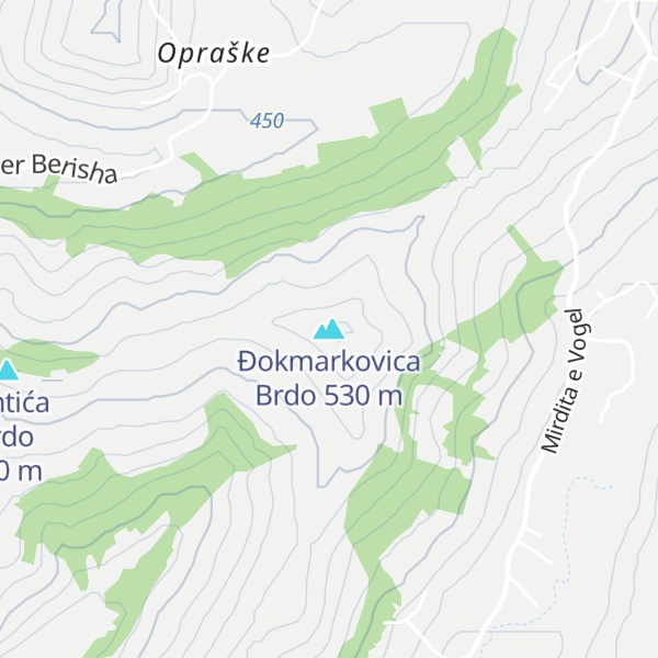 Map of Ðokmarkovica Brdo