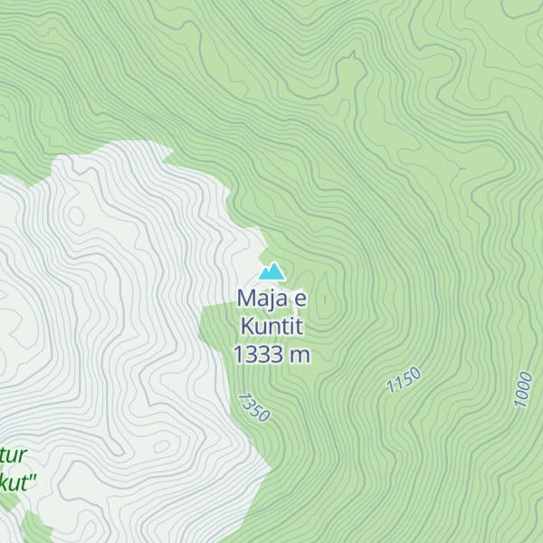 Map of Maja e Kuntit