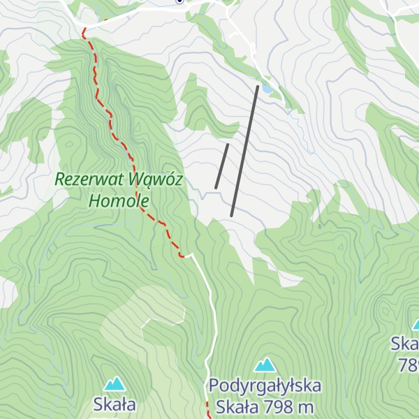 Map of Bacówka "U Wojtka"