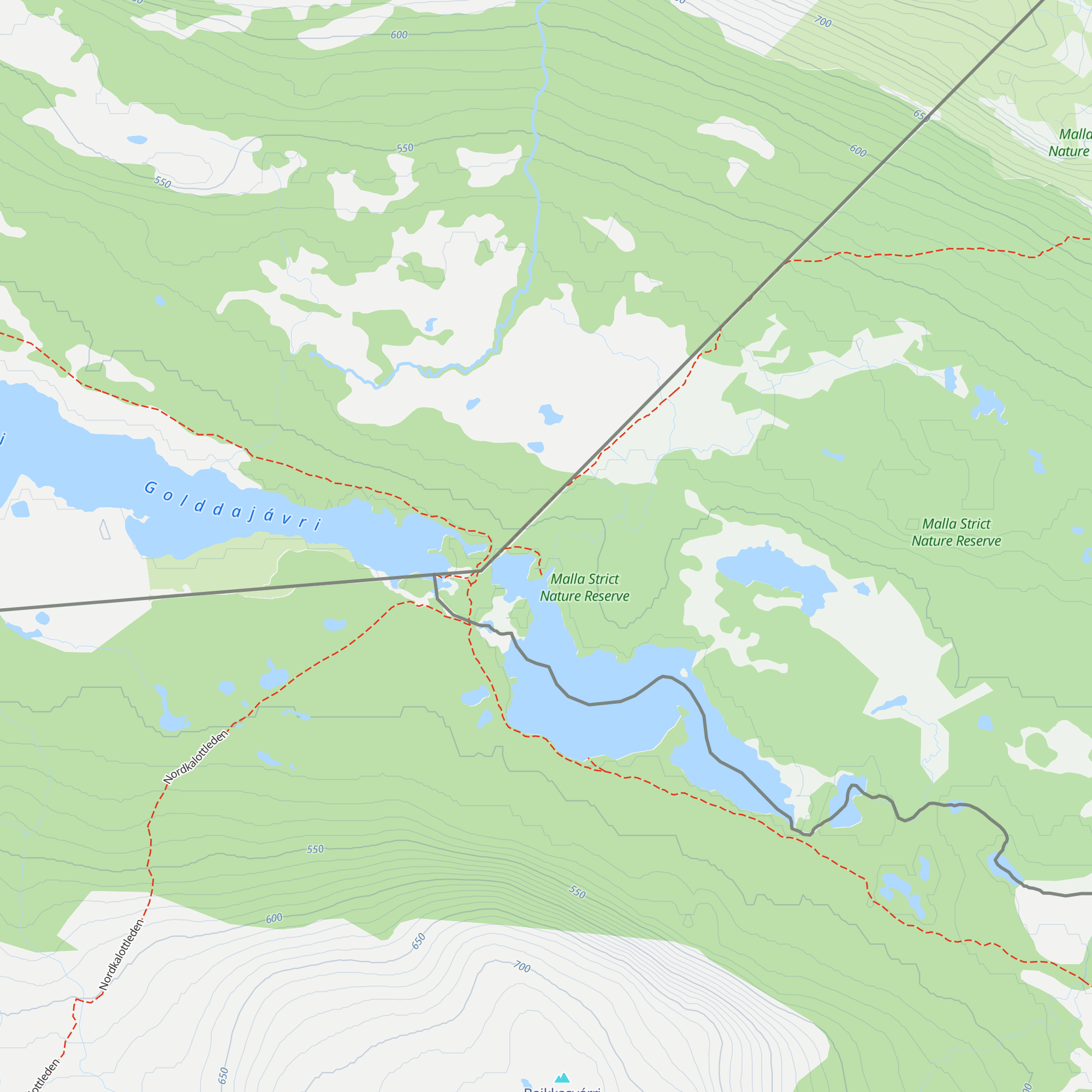 Kuohkimajärvi varaustupa map
