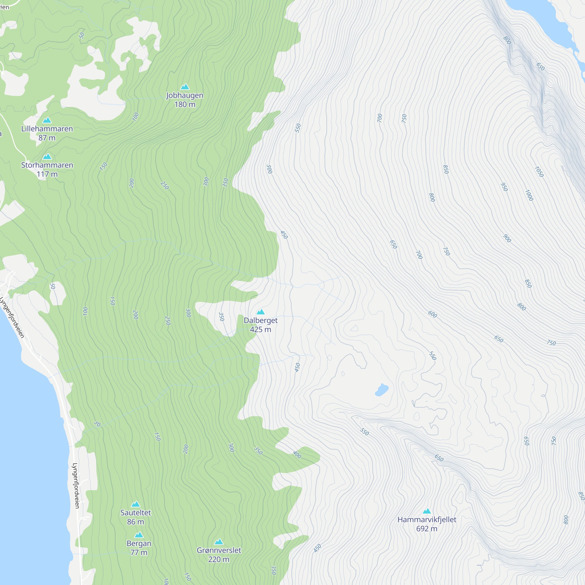 Dalberghytta map