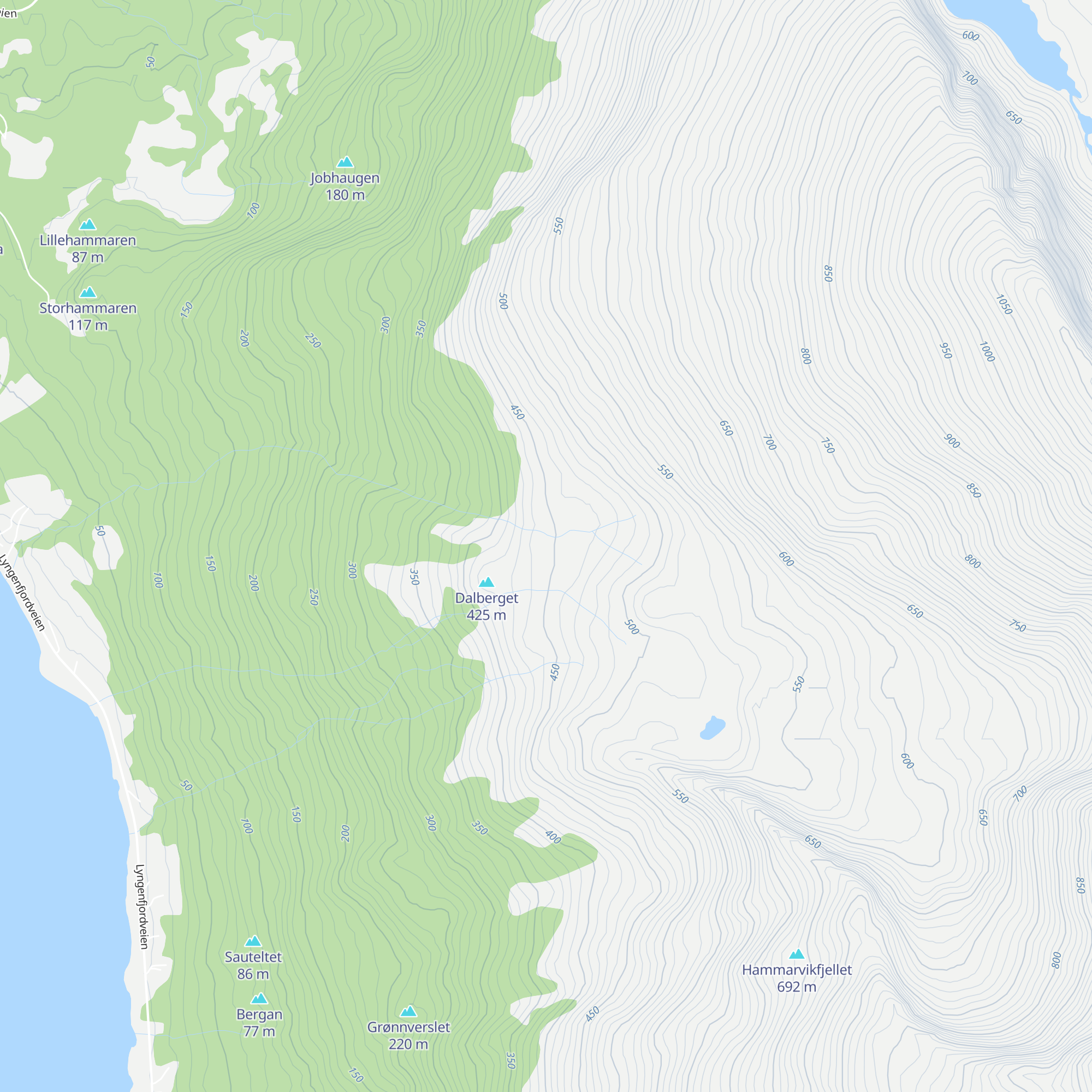 Dalberghytta map