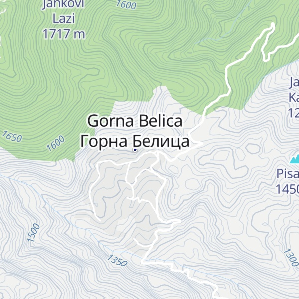 Map of Gorna Belica