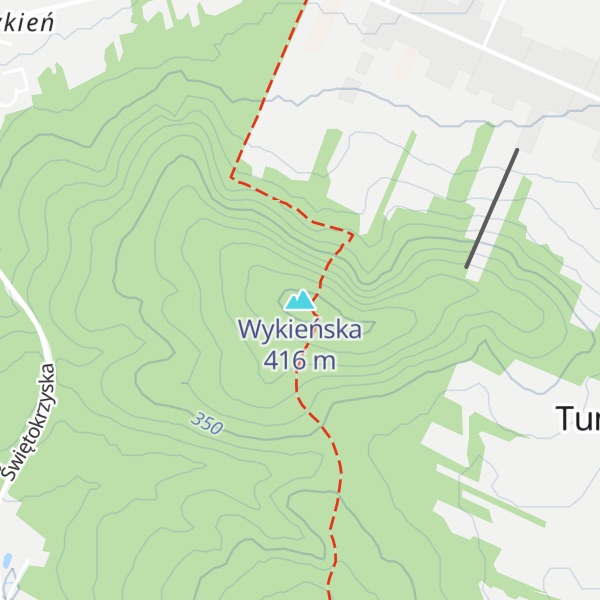 Map of Wykieńska