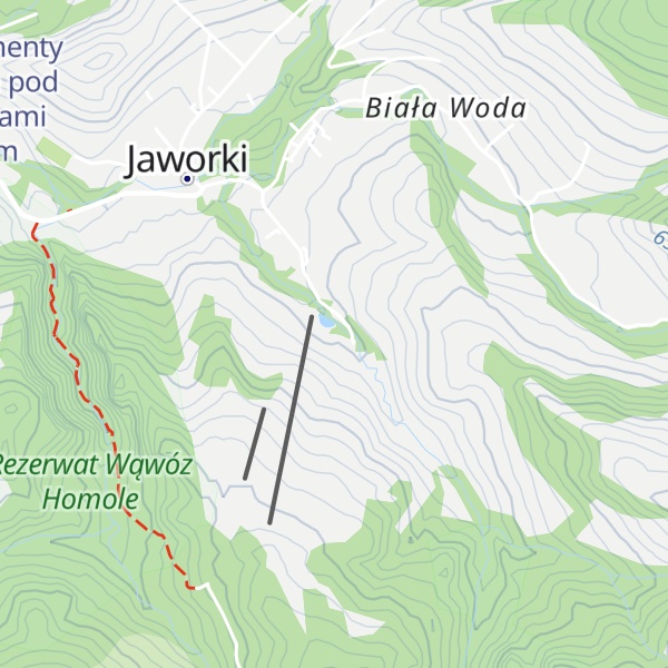 Map of Gastronomia przy dolnej stacji kolei
