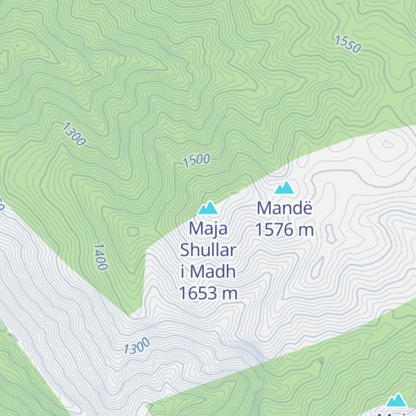Map of Maja Shullar i Madh