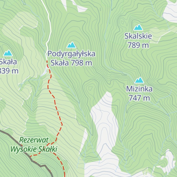 Map of Pawłowska Góra