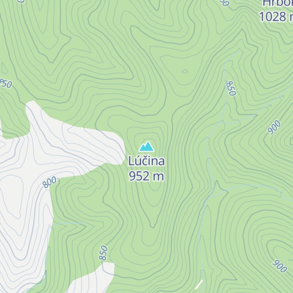 Map of Lúčina