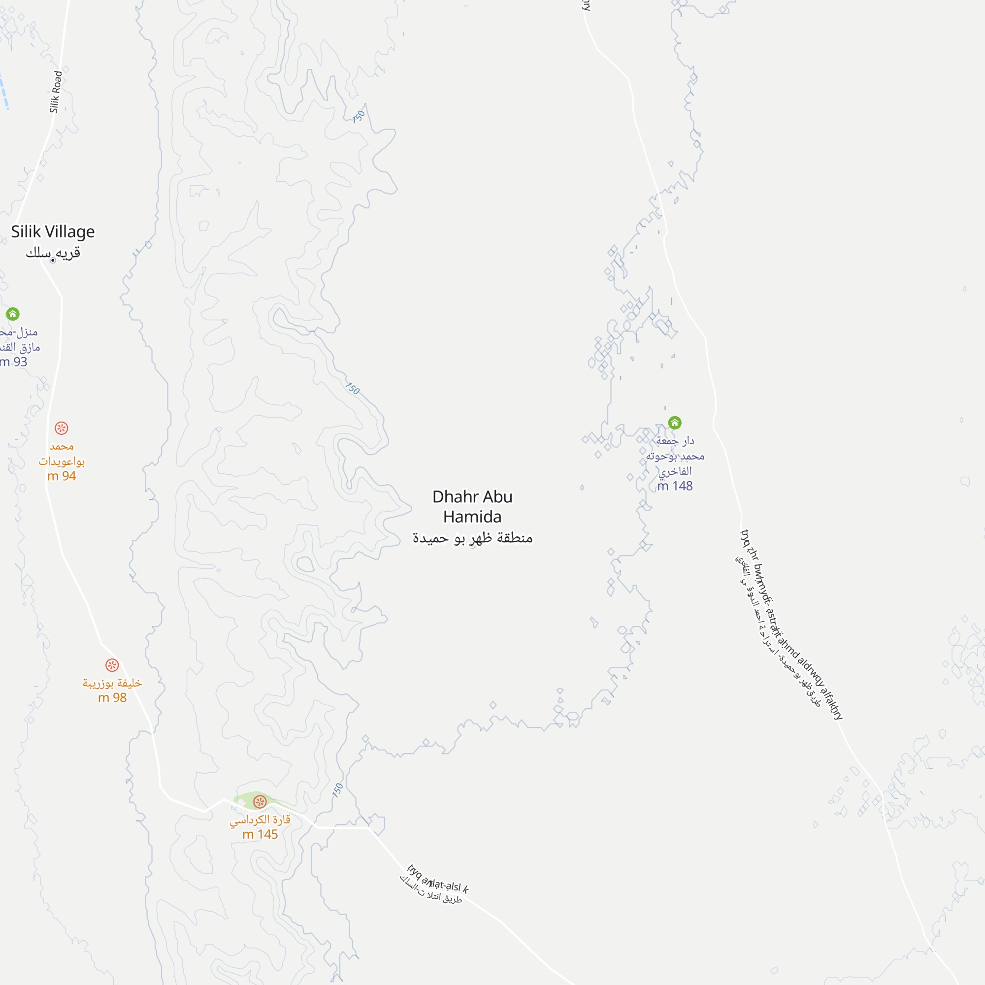 قرية ظهر بوحميدة map