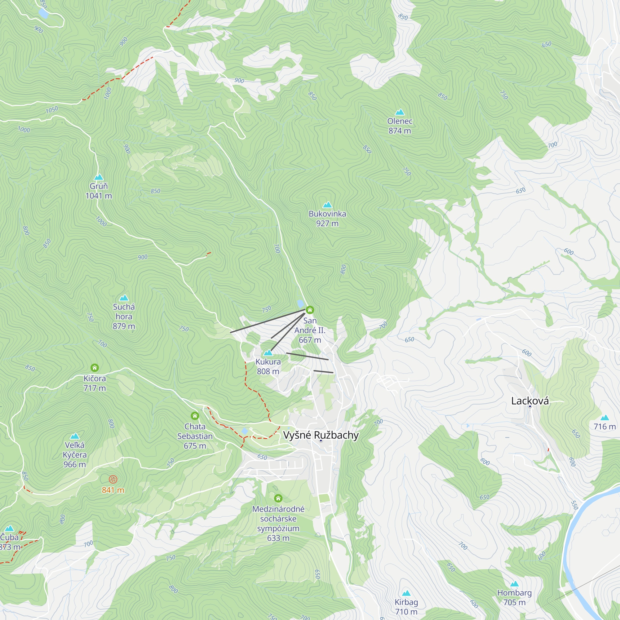 San André II. map