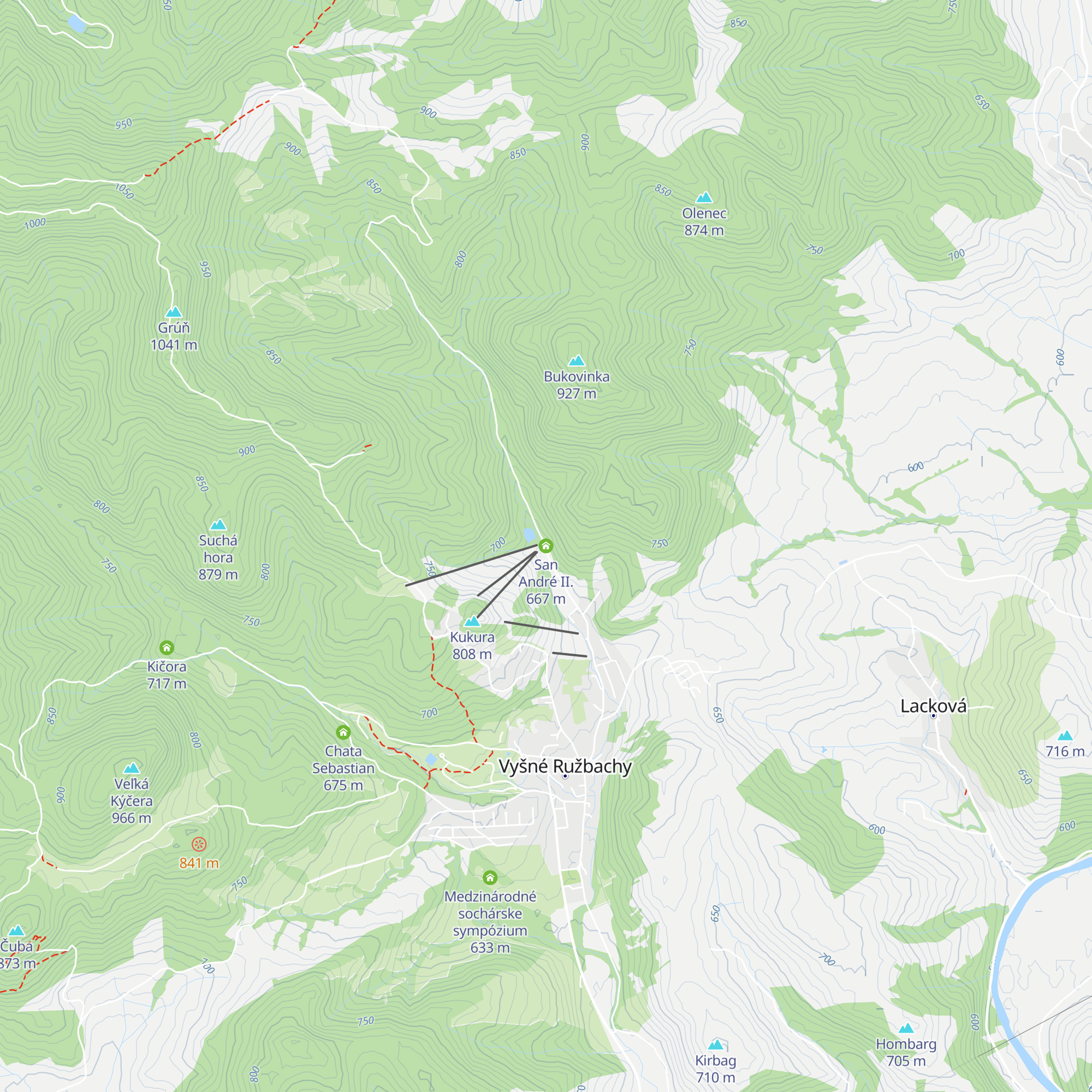 San André II. map