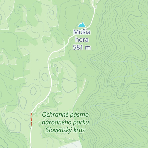 Map of Pod Rakytou