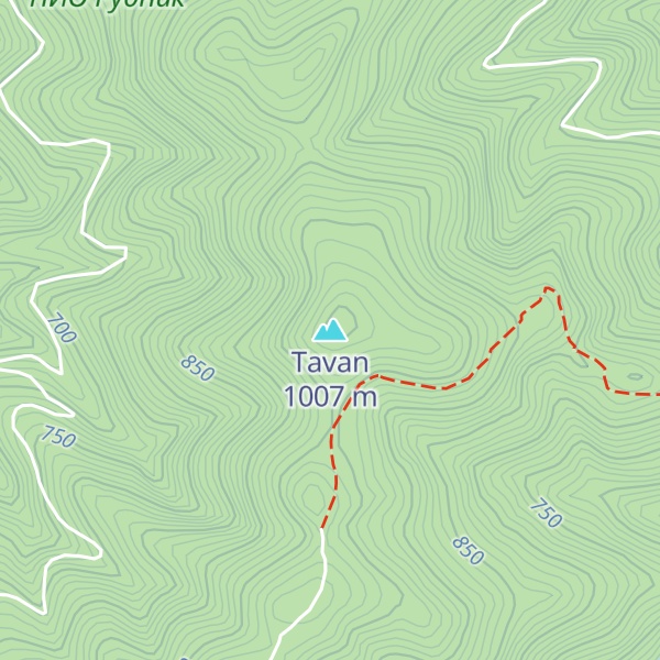 Map of Tavan