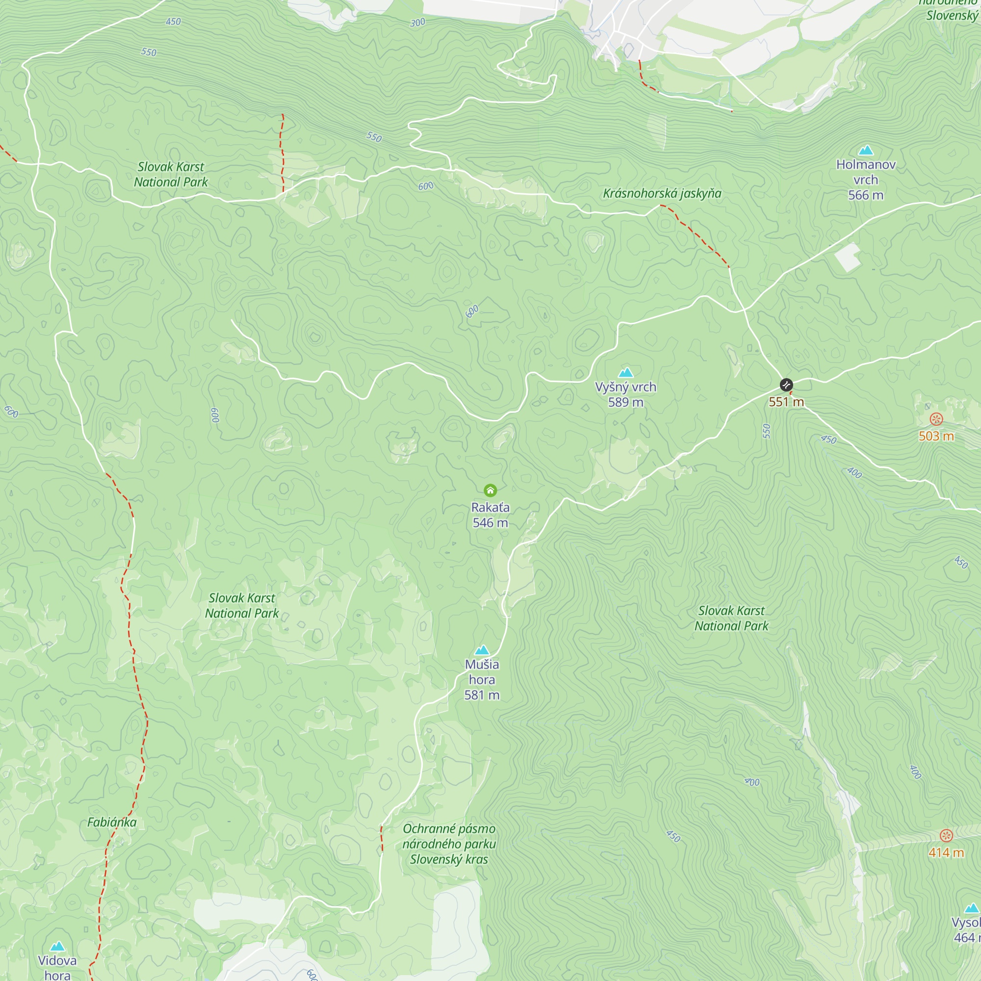 Rakaťa map