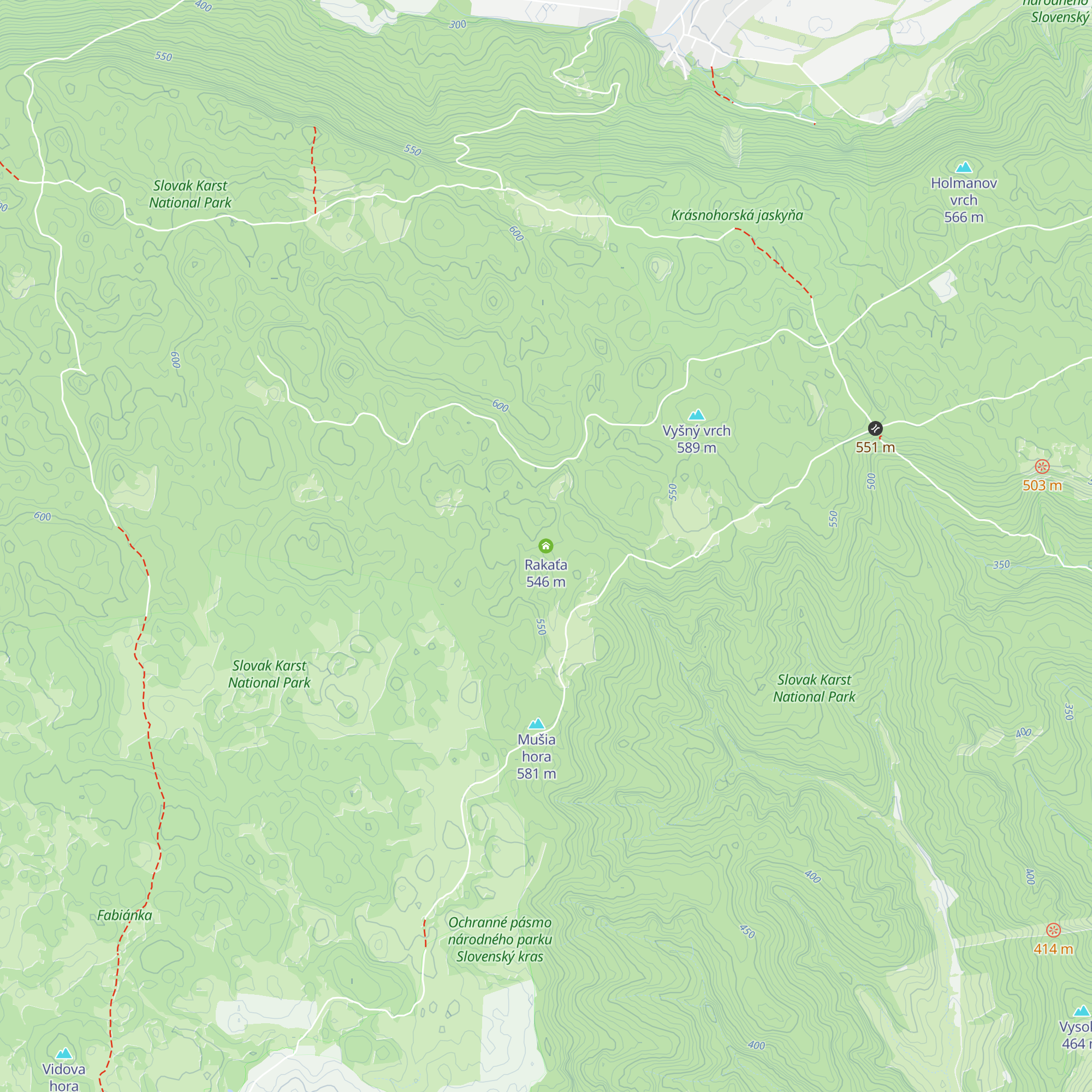 Rakaťa map
