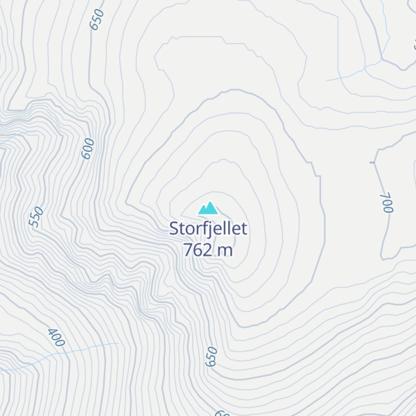 Map of Storfjellet