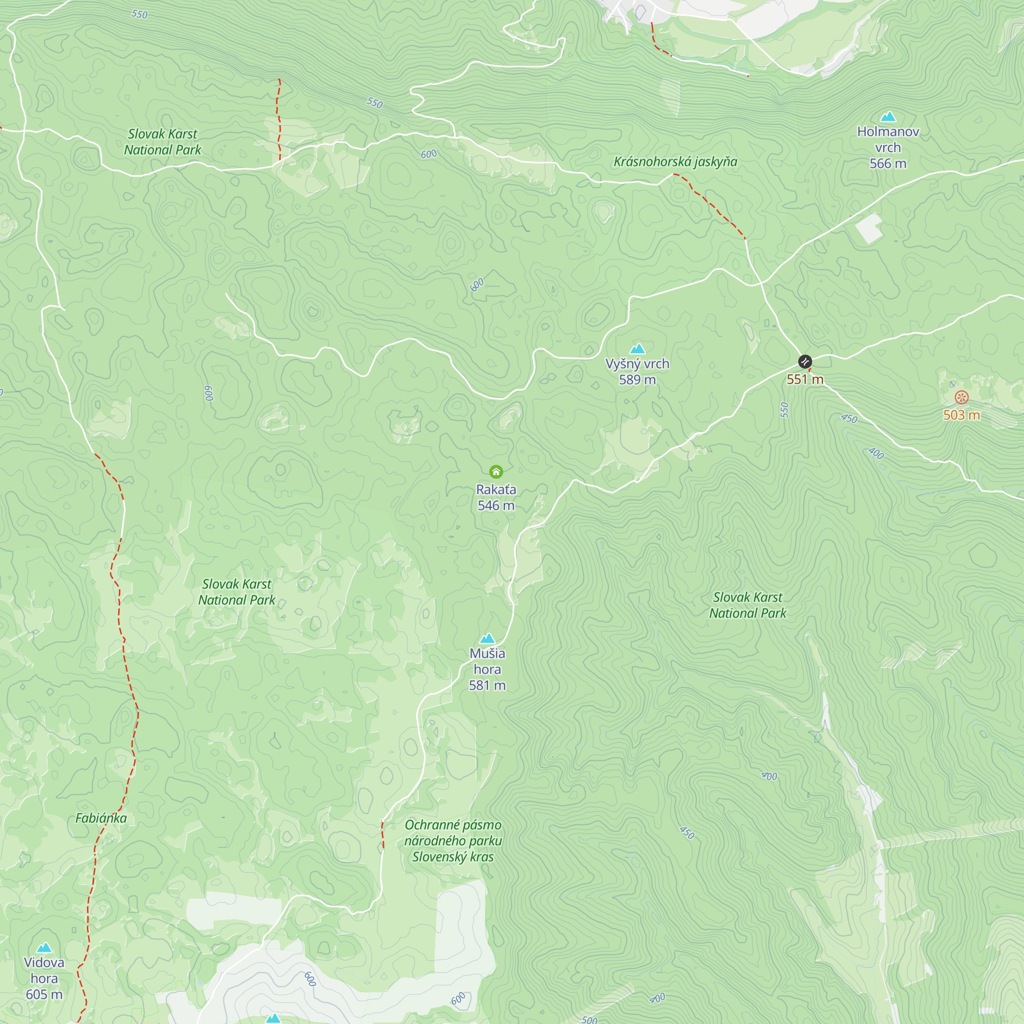 Rakyta map