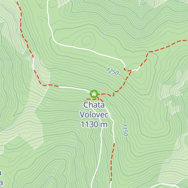 Map of Chata Volovec