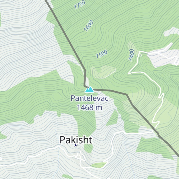 Map of Pantelevac