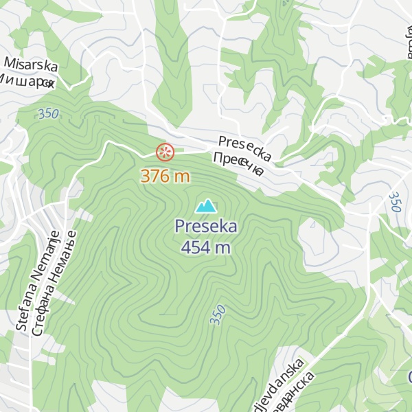 Map of Preseka