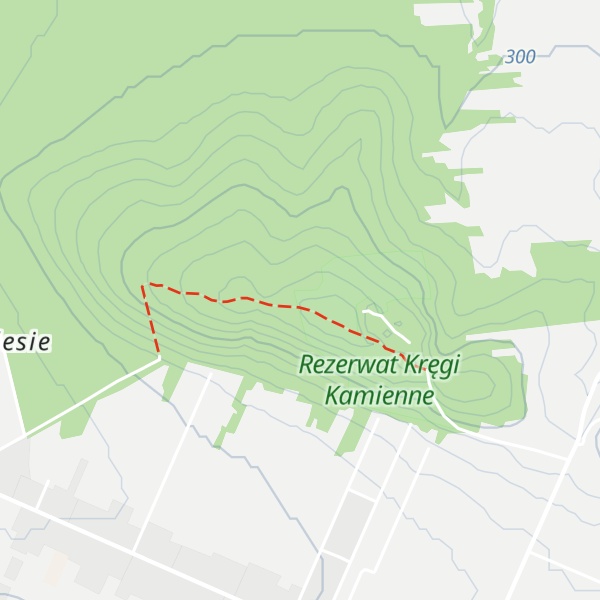 Map of Wzgórza Oblęgorsko-Tumlińskie