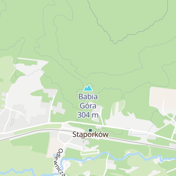 Map of Babia Góra