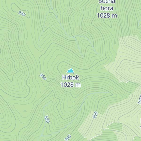 Map of Hŕbok