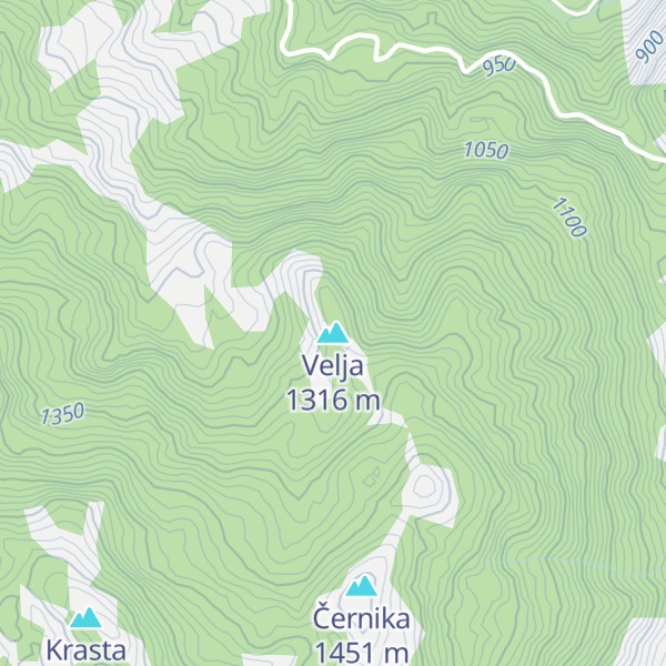 Map of Velja