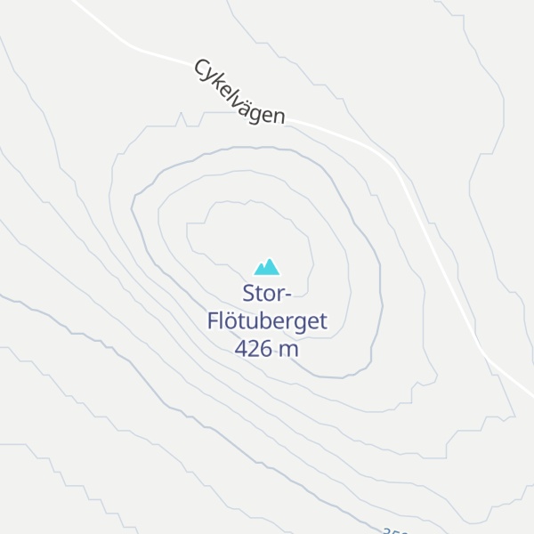 Map of Stor-Flötuberget