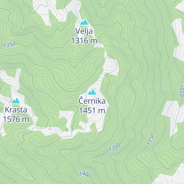Map of Černika