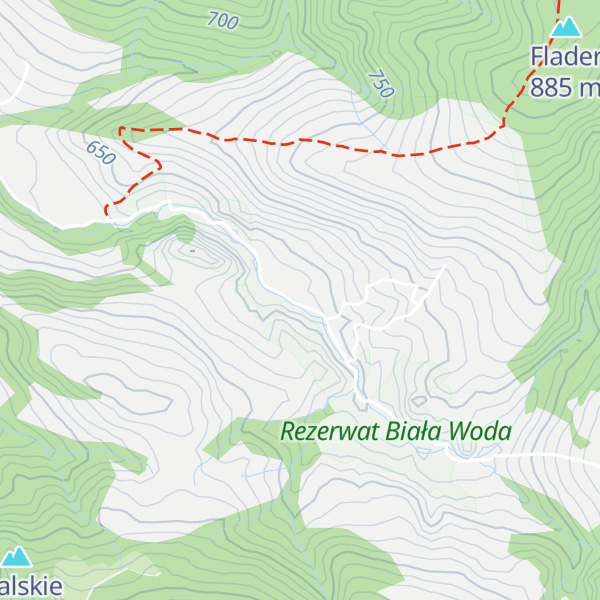 Map of Bacówka Biała Woda