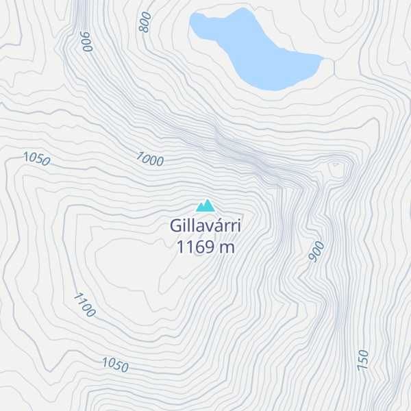 Map of Gillavárri
