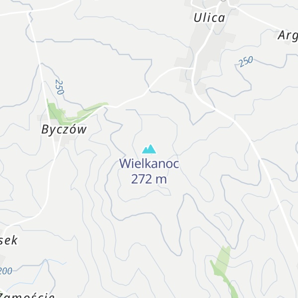 Map of Wielkanoc