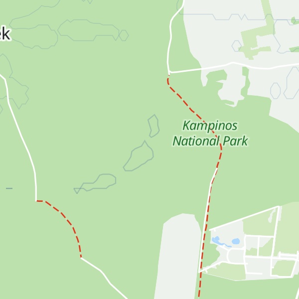 Map of Biała Góra