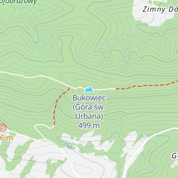 Map of Bukowiec (Góra św. Urbana)
