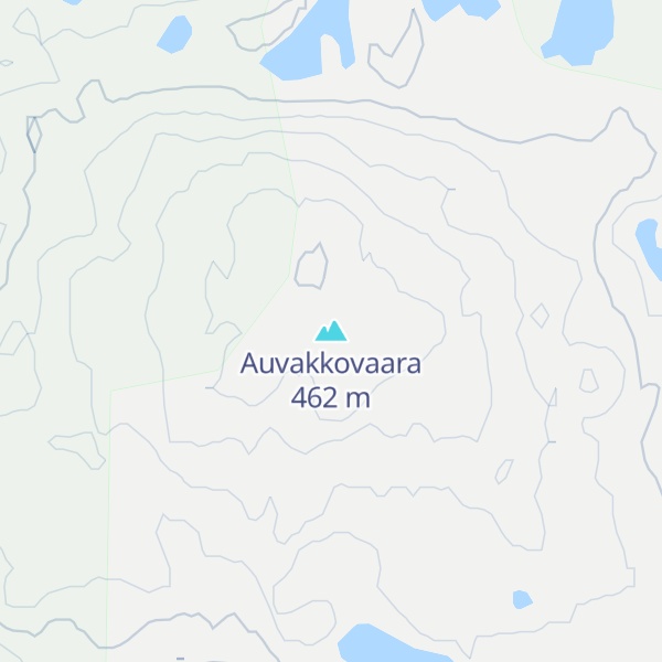 Map of Auvakkovaara