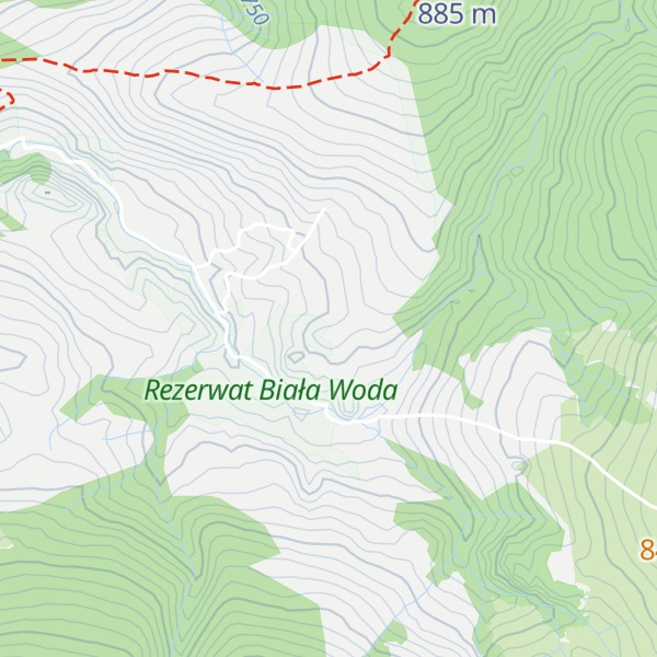 Map of Kociubylska Skała